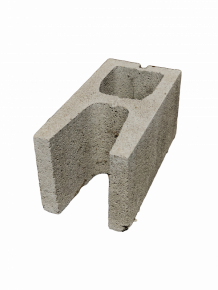 Concrete Block - Standard Open End - 8x8x16