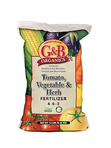 G&B Organics Tomato, Vegetable & Herb Fertilizer