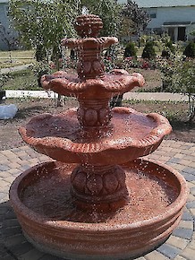 #003-Three Tiered Magnolia Fountain