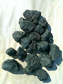 Black Lava Rock 1/2-3/4”