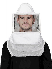 Humble Bee 212-Polycotton Beekeeping Veil w/Square Hat