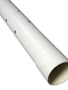 PVC 10 Foot Perforated Drain Pipe