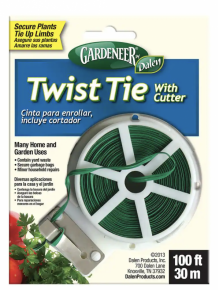 Gardeneer Twist Tie w/Cutter 100’
