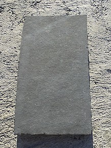 Black Limestone - 2” Handcut Slab 14” x 24”